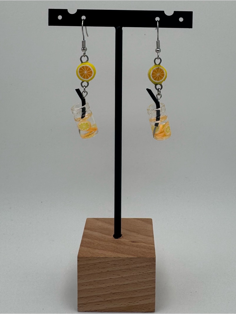 Yellow Citrus Drop Earrings